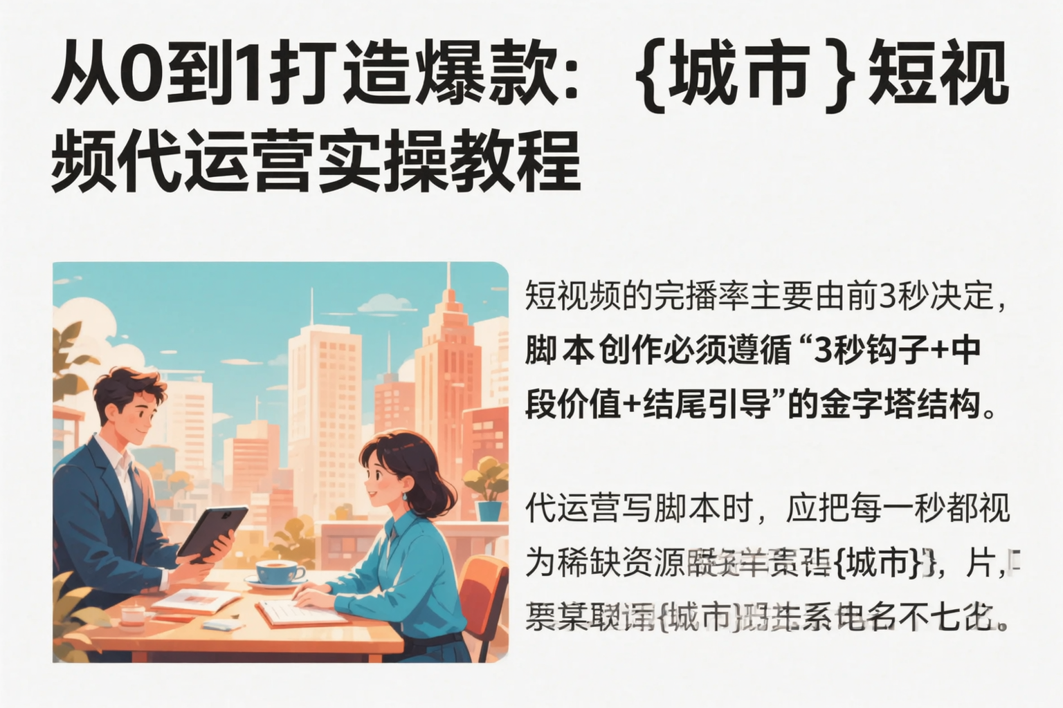 从0到1打造爆款：东莞短视频代运营实操教程