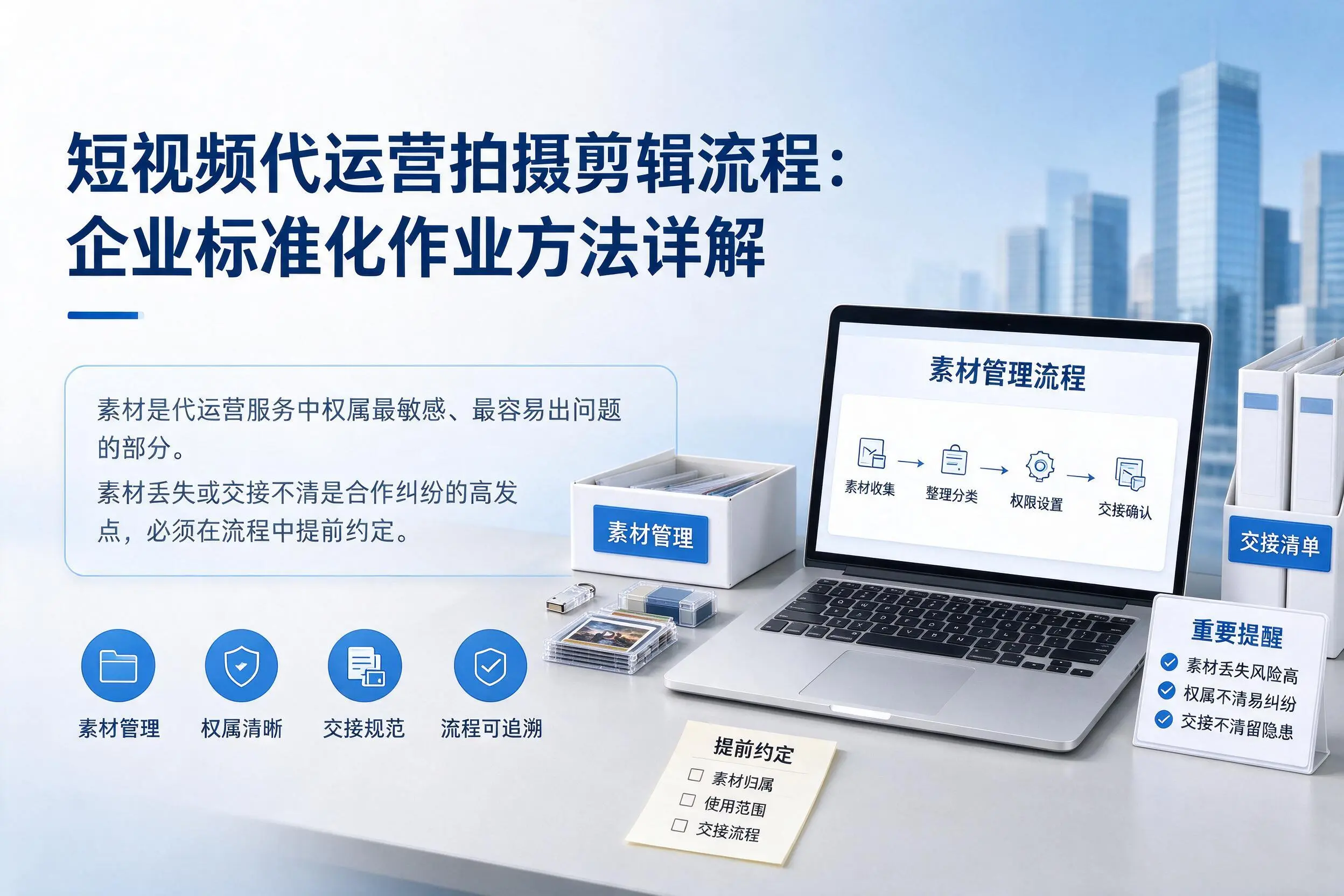 短视频代运营拍摄剪辑流程：东莞企业标准化作业方法详解