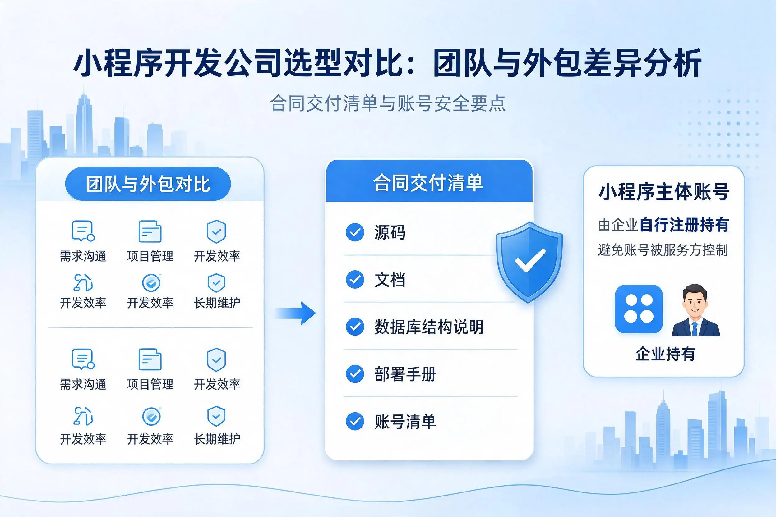 东莞小程序开发公司选型对比:团队与外包差异分析