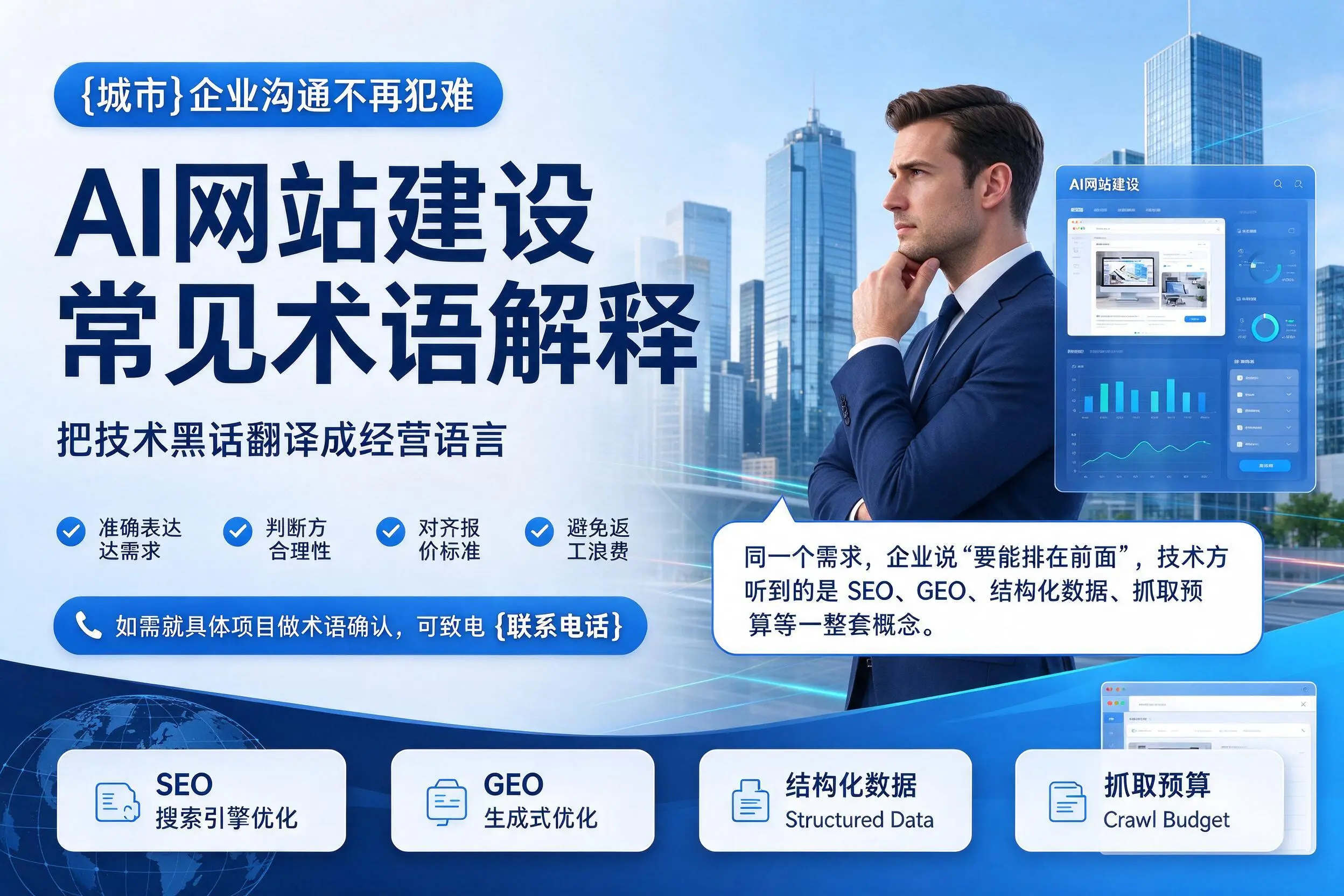 AI网站建设常见术语解释，东莞企业沟通不再犯难