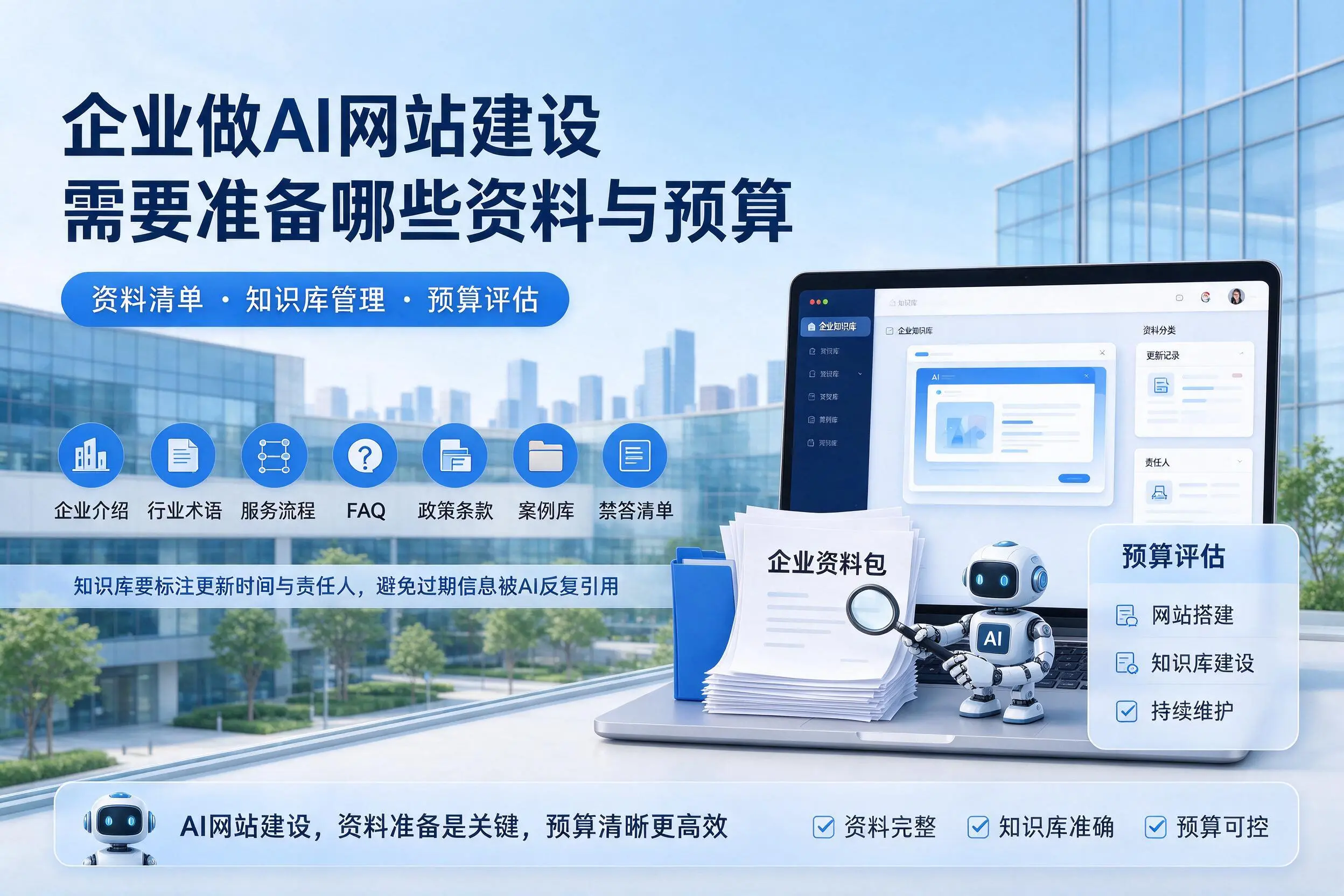 东莞企业做AI网站建设需要准备哪些资料与预算